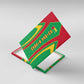 Guinea Bissau Canvas Wall Art Red Green Yellow Stripe Design and Black Star - African Pride