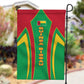 Guinea Bissau Garden Flag Red Green Yellow Stripe Design and Black Star - African Pride