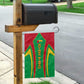 Guinea Bissau Garden Flag Red Green Yellow Stripe Design and Black Star - African Pride
