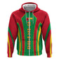 Guinea Bissau Hoodie Red Green Yellow Stripe Design and Black Star - African Pride