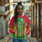 Guinea Bissau Hoodie Red Green Yellow Stripe Design and Black Star - African Pride