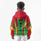 Guinea Bissau Kid Hoodie Red Green Yellow Stripe Design and Black Star - African Pride