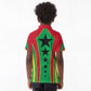 Guinea Bissau Kid Polo Shirt Red Green Yellow Stripe Design and Black Star - African Pride