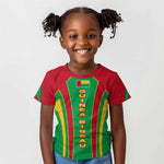 Guinea Bissau Kid T shirt Red Green Yellow Stripe Design and Black Star - African Pride
