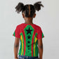 Guinea Bissau Kid T shirt Red Green Yellow Stripe Design and Black Star - African Pride