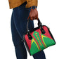 Guinea Bissau Shoulder Handbag Red Green Yellow Stripe Design and Black Star - African Pride