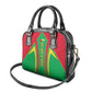 Guinea Bissau Shoulder Handbag Red Green Yellow Stripe Design and Black Star - African Pride