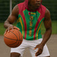 Guinea Bissau Sleeveless Hoodie Red Green Yellow Stripe Design and Black Star - African Pride