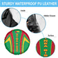 Guinea Bissau Spare Tire Cover Red Green Yellow Stripe Design and Black Star - African Pride