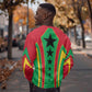 Guinea Bissau Sweatshirt Red Green Yellow Stripe Design and Black Star - African Pride
