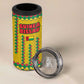 Guinea Bissau 4 in 1 Can Cooler Tumbler Yellow Tribal Geometric Design and National Flag - African Pride