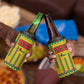 Guinea Bissau 4 in 1 Can Cooler Tumbler Yellow Tribal Geometric Design and National Flag - African Pride