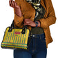 Guinea Bissau Shoulder Handbag Yellow Tribal Geometric Design and National Flag - African Pride