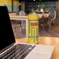 Guinea Bissau Skinny Tumbler Yellow Tribal Geometric Design and National Flag - African Pride