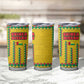 Guinea Bissau Tumbler Cup Yellow Tribal Geometric Design and National Flag - African Pride