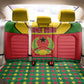 Guinea Bissau Back Car Seat Cover Red Yellow Green Geometric - African Pride