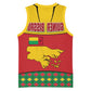 Guinea Bissau Basketball Jersey Red Yellow Green Geometric - African Pride