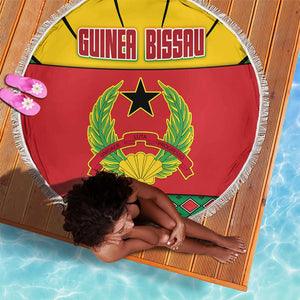 Guinea Bissau Beach Blanket Red Yellow Green Geometric - African Pride