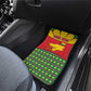 Guinea Bissau Car Mats Red Yellow Green Geometric - African Pride