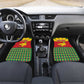 Guinea Bissau Car Mats Red Yellow Green Geometric - African Pride