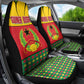Guinea Bissau Car Seat Cover Red Yellow Green Geometric - African Pride