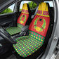 Guinea Bissau Car Seat Cover Red Yellow Green Geometric - African Pride