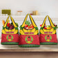 Guinea Bissau Grocery Bag Red Yellow Green Geometric - African Pride