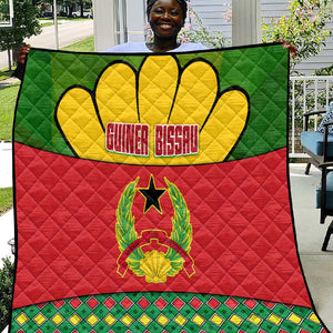Guinea Bissau Quilt Red Yellow Green Geometric - African Pride