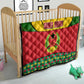 Guinea Bissau Quilt Red Yellow Green Geometric - African Pride