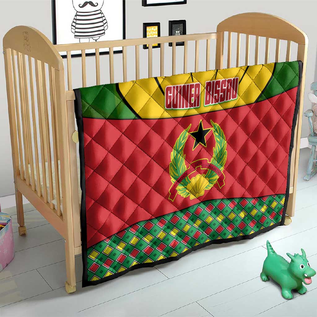 Guinea Bissau Quilt Red Yellow Green Geometric - African Pride