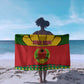 Guinea Bissau Sarong Red Yellow Green Geometric - African Pride