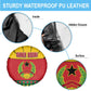 Guinea Bissau Spare Tire Cover Red Yellow Green Geometric - African Pride