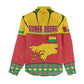Guinea Bissau Women Casual Shirt Red Yellow Green Geometric - African Pride