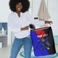 Personalized Cape Verde Soccer Shark Mascot Laundry Basket Blue Sharks Football Player Dynamic Graphic