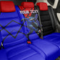 Personalized Cape Verde Soccer Shark Mascot Back Car Seat Cover Blue Sharks Football Player Dynamic Graphic