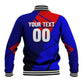 Personalized Cape Verde Soccer Shark Mascot Baseball Jacket Blue Sharks Football Player Dynamic Graphic