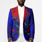 Personalized Cape Verde Soccer Shark Mascot Blazer Blue Sharks Football Player Dynamic Graphic