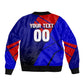 Personalized Cape Verde Soccer Shark Mascot Bomber Jacket Blue Sharks Football Player Dynamic Graphic