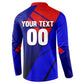 Personalized Cape Verde Soccer Shark Mascot Button Sweatshirt Blue Sharks Football Player Dynamic Graphic