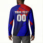 Personalized Cape Verde Soccer Shark Mascot Button Sweatshirt Blue Sharks Football Player Dynamic Graphic