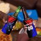 Personalized Cape Verde Soccer Shark Mascot 4 in 1 Can Cooler Tumbler Blue Sharks Football Player Dynamic Graphic