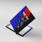Personalized Cape Verde Soccer Shark Mascot Canvas Wall Art Blue Sharks Football Player Dynamic Graphic