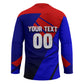 Personalized Cape Verde Soccer Shark Mascot Hockey Jersey Blue Sharks Football Player Dynamic Graphic