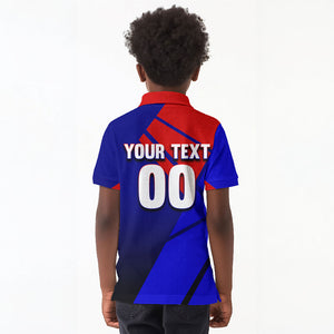Personalized Cape Verde Soccer Shark Mascot Kid Polo Shirt Blue Sharks Football Player Dynamic Graphic