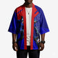 Personalized Cape Verde Soccer Shark Mascot Kimono Blue Sharks Football Player Dynamic Graphic