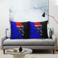 Personalized Cape Verde Soccer Shark Mascot Pillow Cover Blue Sharks Football Player Dynamic Graphic