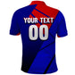 Personalized Cape Verde Soccer Shark Mascot Polo Shirt Blue Sharks Football Player Dynamic Graphic