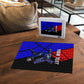Personalized Cape Verde Soccer Shark Mascot Puzzle Blue Sharks Football Player Dynamic Graphic