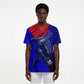 Personalized Cape Verde Soccer Shark Mascot Scrub Top Blue Sharks Football Player Dynamic Graphic