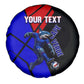Personalized Cape Verde Soccer Shark Mascot Spare Tire Cover Blue Sharks Football Player Dynamic Graphic